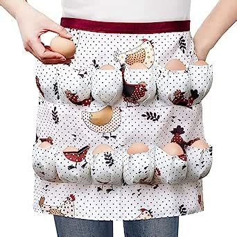 best apron for collecting chicken eggs|chicken egg apron collectors.